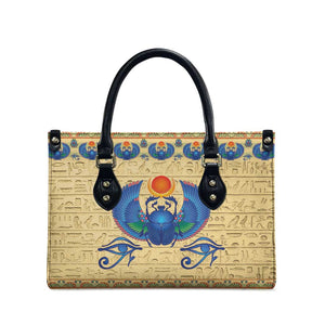 Ancient Egypt Scarab Beetle Leather Bag