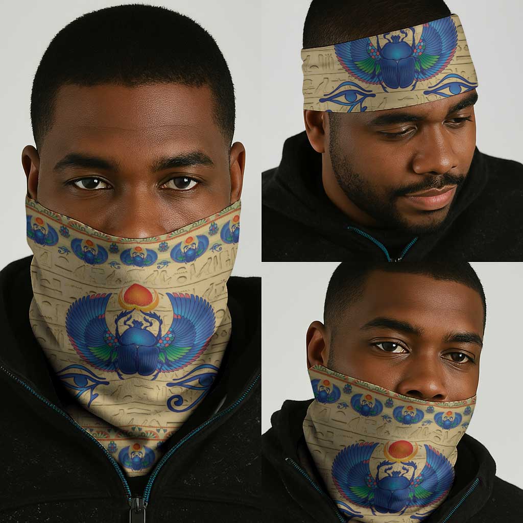 Ancient Egypt Scarab Beetle Neck Gaiter LT9
