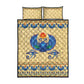 Ancient Egypt Scarab Beetle Quilt Bed Set
