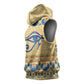 Ancient Egypt Scarab Beetle Sleeveless Hoodie - African Pride