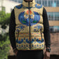 Ancient Egypt Scarab Beetle Sleeveless Puffer Jacket