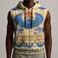 Ancient Egypt Scarab Beetle Sleeveless Zip Hoodie - African Pride