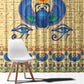 Ancient Egypt Scarab Beetle Window Curtain