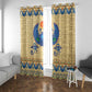 Ancient Egypt Scarab Beetle Window Curtain