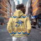 Ancient Egypt Scarab Beetle Zip Hoodie