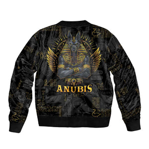 Anubis Egyptian God of Death Bomber Jacket