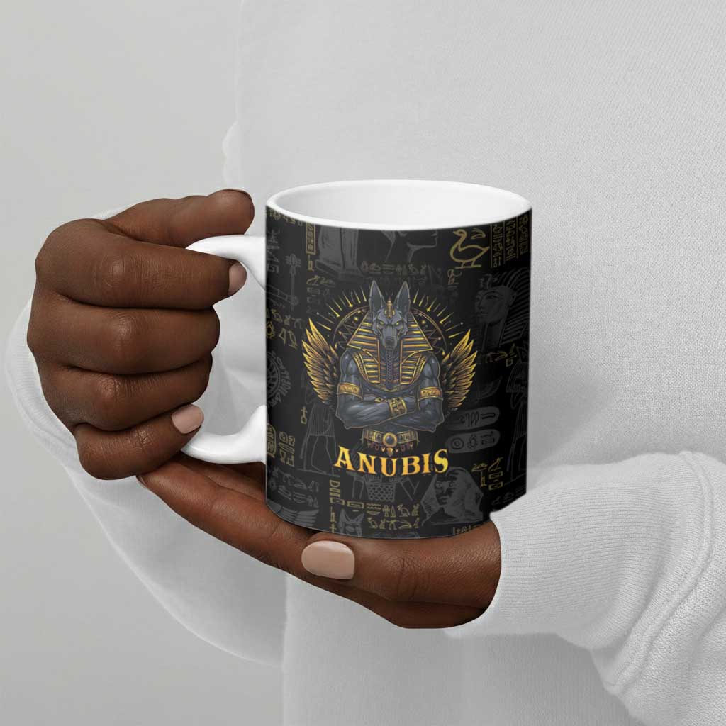Anubis Egyptian God of Death Ceramic Mug