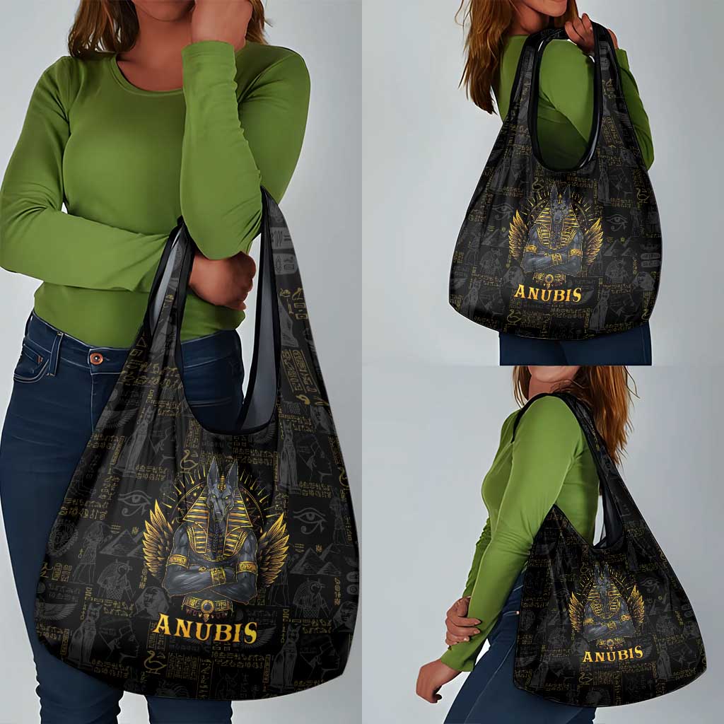 Anubis Egyptian God of Death Grocery Bag