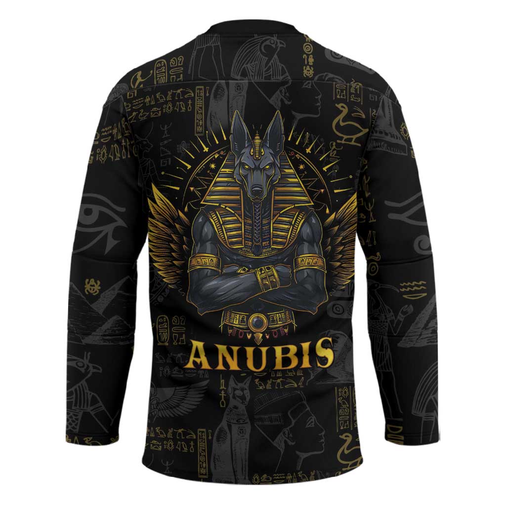Anubis Egyptian God of Death Hockey Jersey