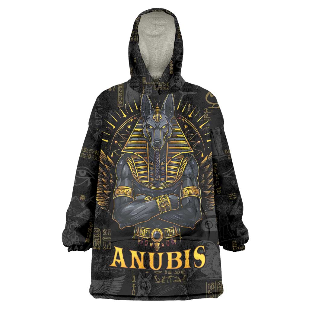 Anubis Egyptian God of Death Kid Wearable Blanket Hoodie