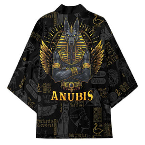Anubis Egyptian God of Death Kimono
