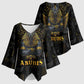 Anubis Egyptian God of Death Kimono Sleeve Blouse