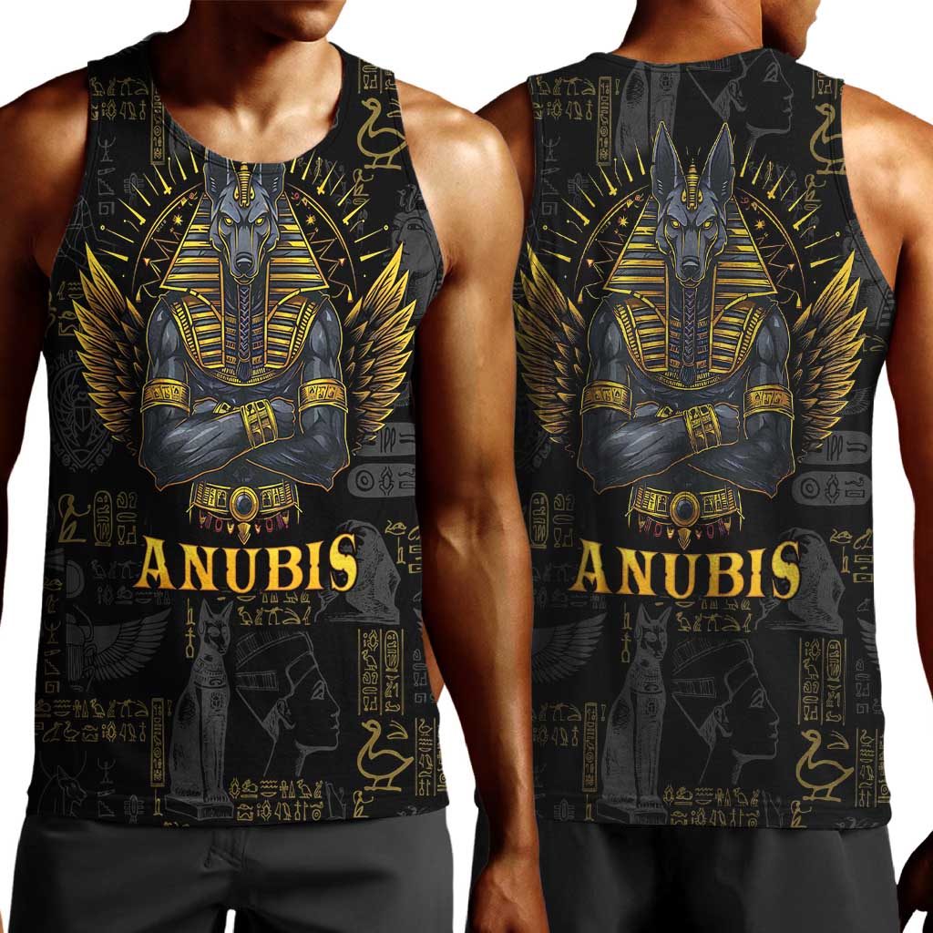 Anubis Egyptian God of Death Men Tank Top