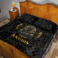 Anubis Egyptian God of Death Quilt Bed Set