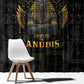 Anubis Egyptian God of Death Window Curtain