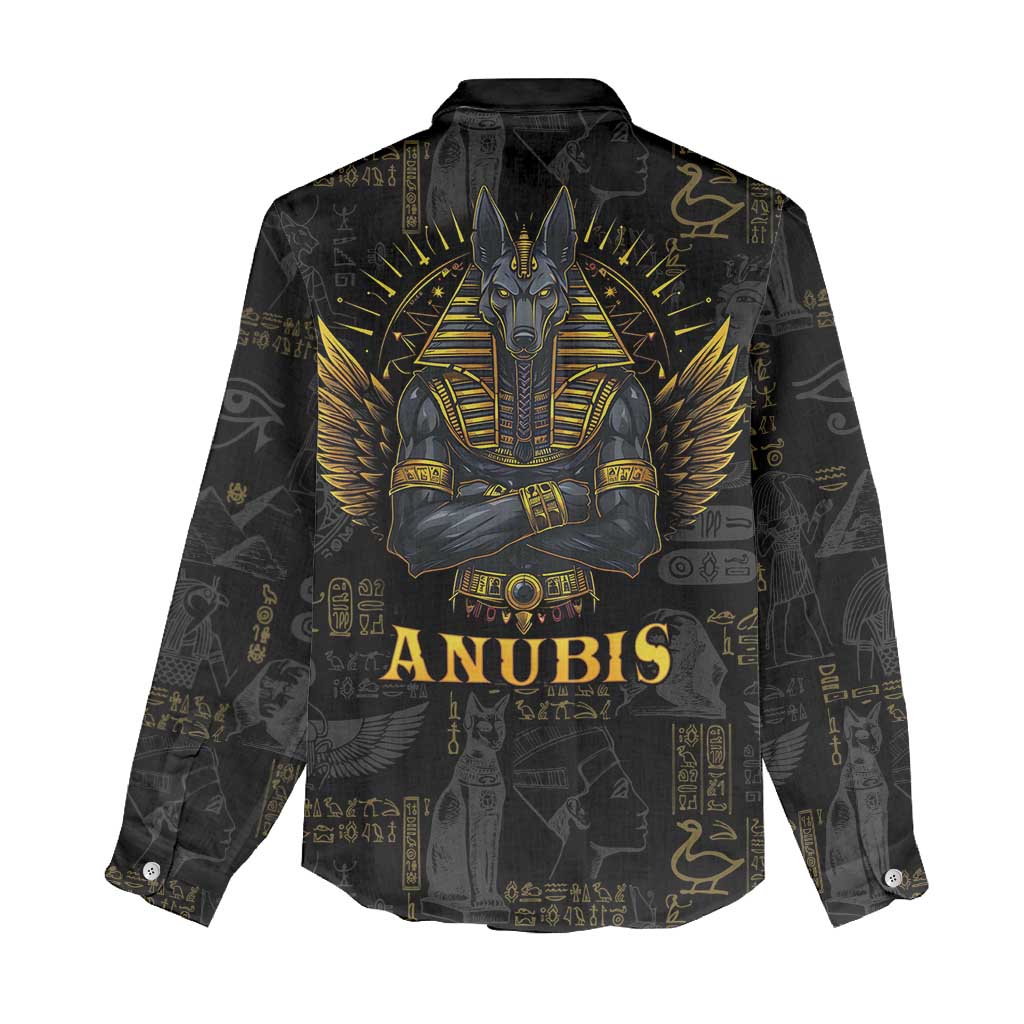 Anubis Egyptian God of Death Women Casual Shirt LT9