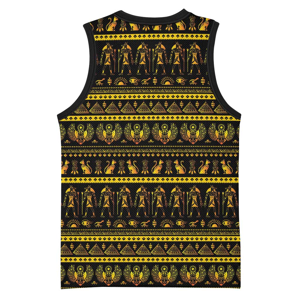 Egyptian God of The Sun Eye of Ra Basketball Jersey - African Pride
