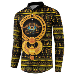Egyptian God of The Sun Eye of Ra Button Sweatshirt