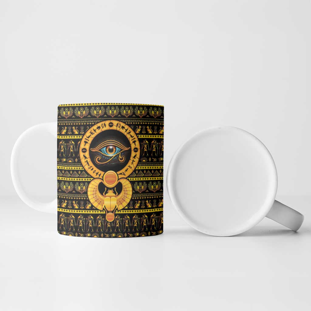 Egyptian God of The Sun Eye of Ra Ceramic Mug
