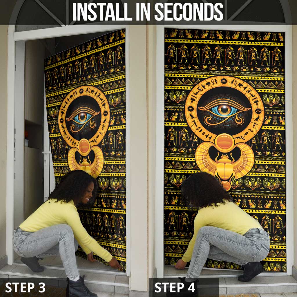 Egyptian God of The Sun Eye of Ra Door Cover