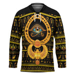 Egyptian God of The Sun Eye of Ra Hockey Jersey