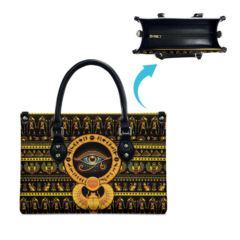 Egyptian God of The Sun Eye of Ra Leather Bag