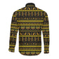 Egyptian God of The Sun Eye of Ra Long Sleeve Button Shirt