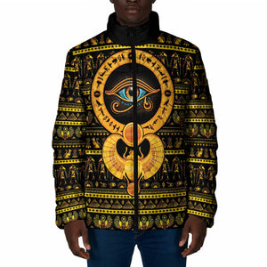 Egyptian God of The Sun Eye of Ra Padded Jacket