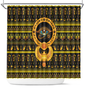 Egyptian God of The Sun Eye of Ra Shower Curtain