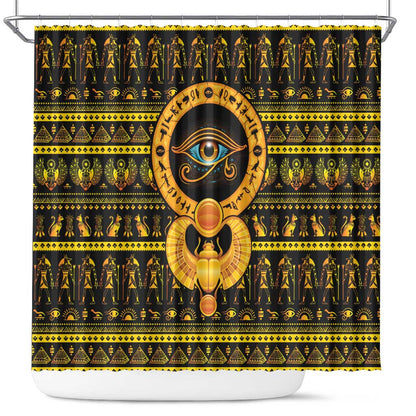 Egyptian God of The Sun Eye of Ra Shower Curtain