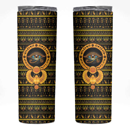 Egyptian God of The Sun Eye of Ra Skinny Tumbler