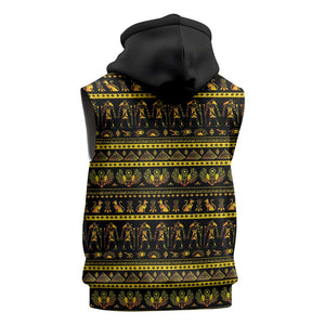 Egyptian God of The Sun Eye of Ra Sleeveless Hoodie - African Pride