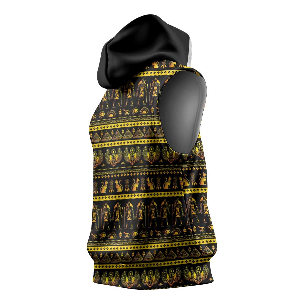 Egyptian God of The Sun Eye of Ra Sleeveless Hoodie - African Pride