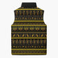 Egyptian God of The Sun Eye of Ra Sleeveless Puffer Jacket