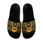 Egyptian God of The Sun Eye of Ra Slide Sandals