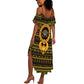 Egyptian God of The Sun Eye of Ra Summer Maxi Dress