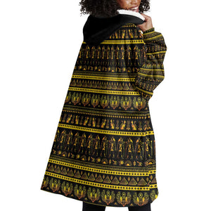 Egyptian God of The Sun Eye of Ra Wearable Blanket Hoodie
