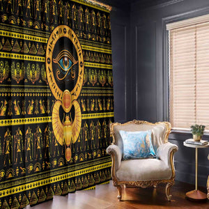 Egyptian God of The Sun Eye of Ra Window Curtain