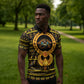 Egyptian God of The Sun Eye of Ra Zipper Polo Shirt