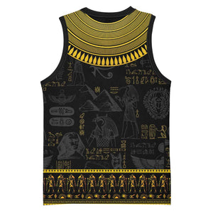 The Ankh Egyptian Hieroglyphs Basketball Jersey - African Pride