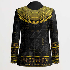 The Ankh Egyptian Hieroglyphs Blazer