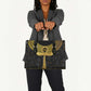 The Ankh Egyptian Hieroglyphs Leather Bag