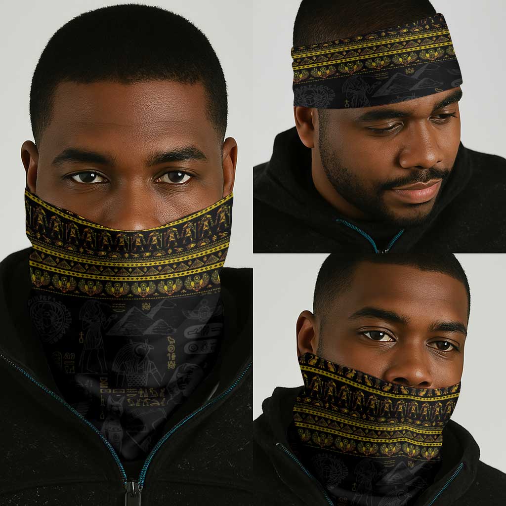 The Ankh Egyptian Hieroglyphs Neck Gaiter - African Pride