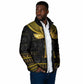 The Ankh Egyptian Hieroglyphs Padded Jacket