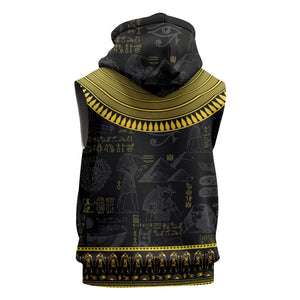The Ankh Egyptian Hieroglyphs Sleeveless Hoodie - African Pride