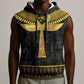 The Ankh Egyptian Hieroglyphs Sleeveless Hoodie - African Pride