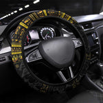 The Ankh Egyptian Hieroglyphs Steering Wheel Cover