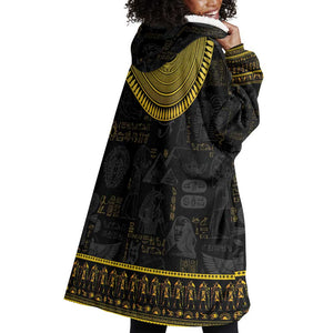 The Ankh Egyptian Hieroglyphs Wearable Blanket Hoodie