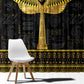 The Ankh Egyptian Hieroglyphs Window Curtain