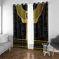 The Ankh Egyptian Hieroglyphs Window Curtain